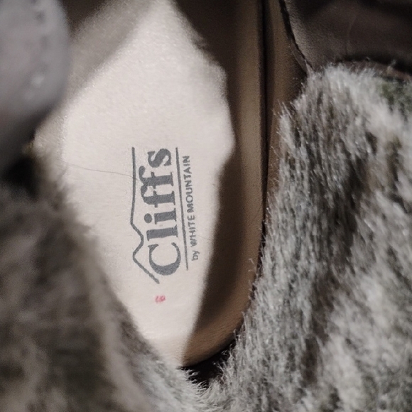 Cliffs By White Mountain Women\'s Gray Suede Ankle Boots Sz.8.5 Worn 2X Max